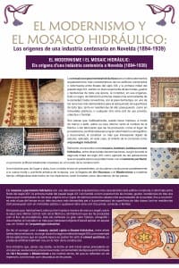El modernismo y el mosaico hidráulico - es
